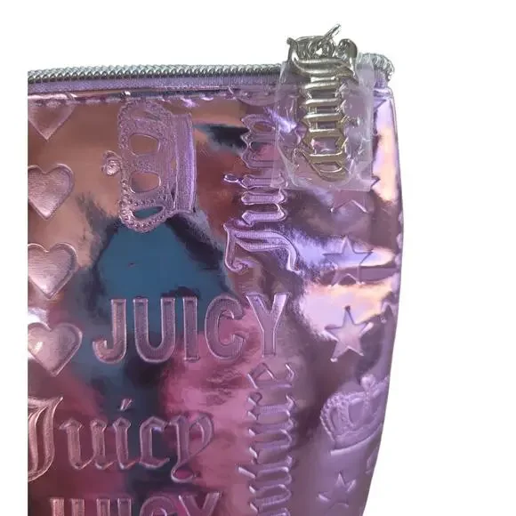 Juicy Couture Makeup Bag NWOT Pink - Picture 2 of 7